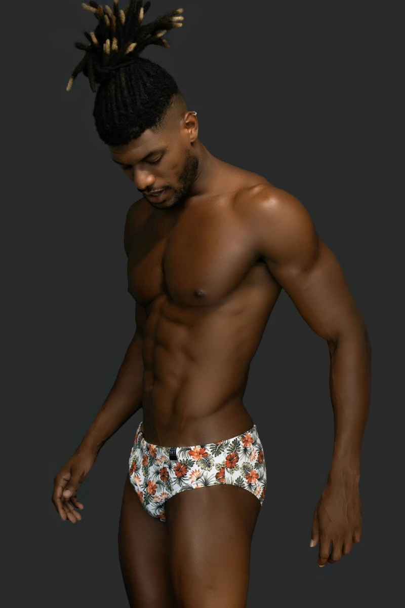 Sunga Brief Hibisco
